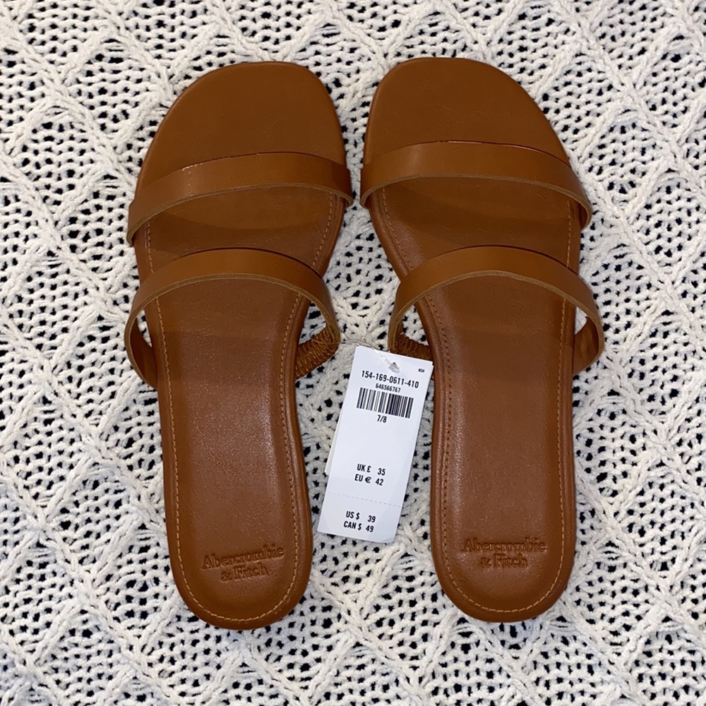Double Strap Slide Sandals
